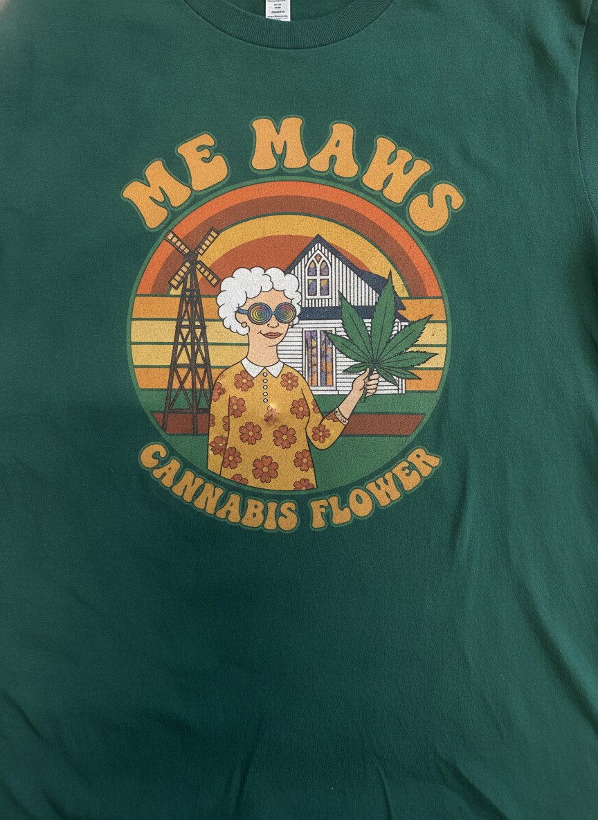 The Psychedelic Farmhouse retro tee